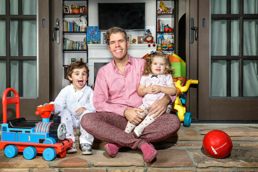 Perez with Mario and Mia