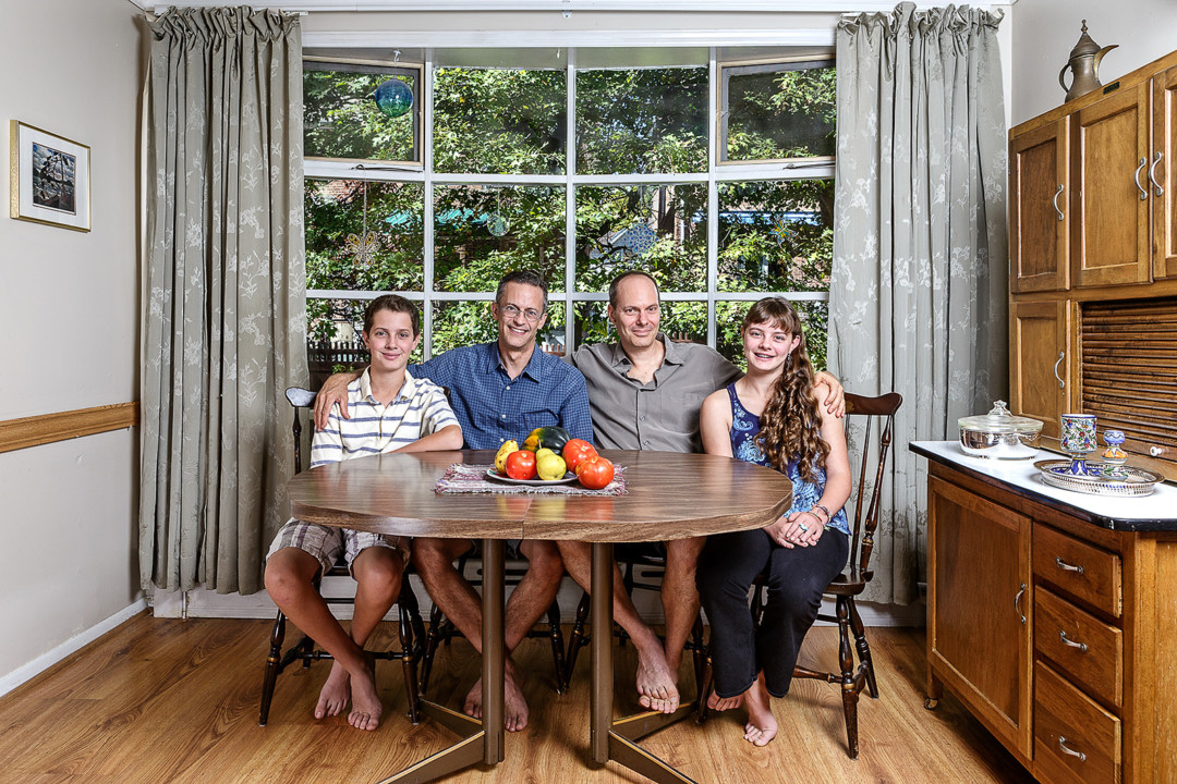 Greg and Ron with Eleanor and Tomer